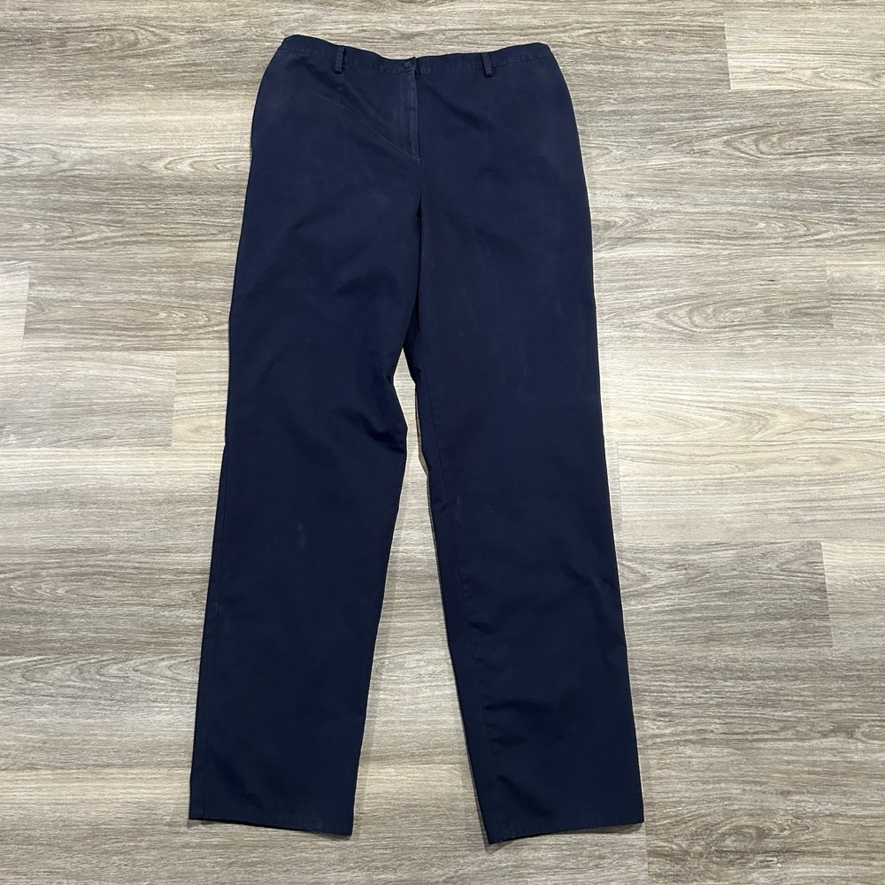 Pendleton Women's Vintage Pants Navy Blue, 16 Tall